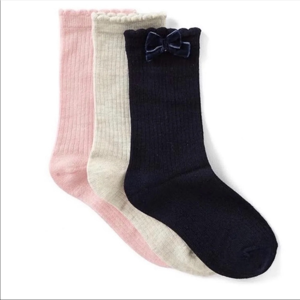 Copper Key Girls 3 Pack  Velvet Socks